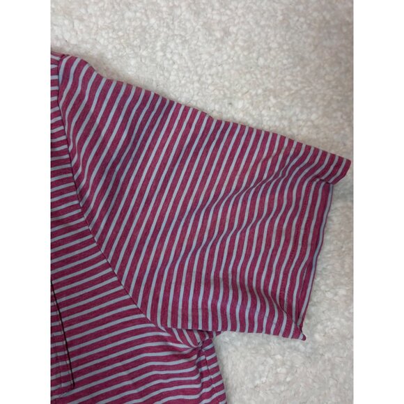 Johnnie-O Mens Hangin Out Striped Polo Shirt M Cotton Blend Casual Wear - Picture 4 of 16